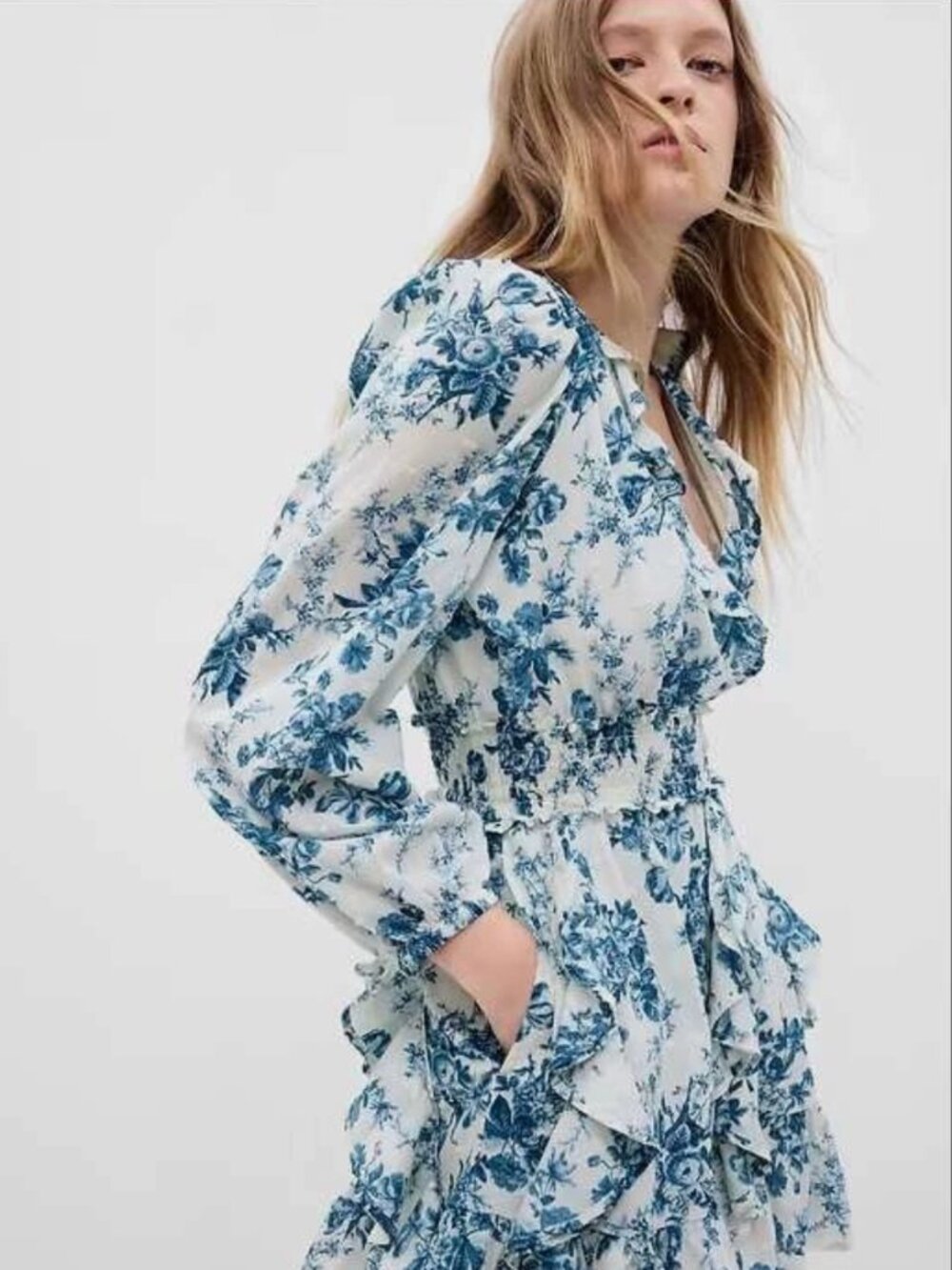 Gap × LoveShackFancy Floral Mini Dress Size M